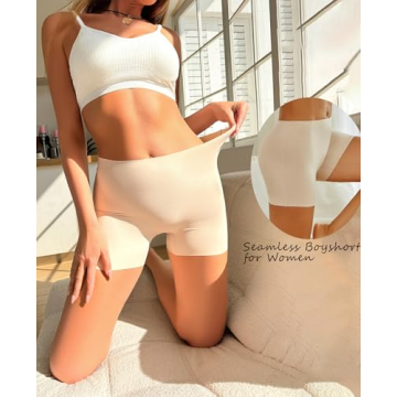 Seamless Boy Shorts Underwear for Women - 5 Pack
