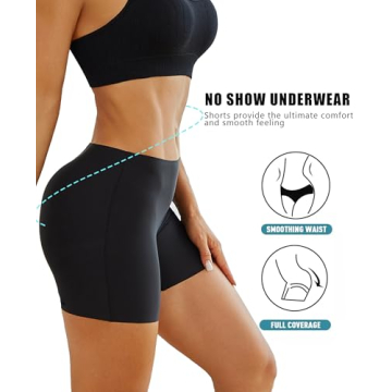 Seamless Boy Shorts Underwear for Women - 5 Pack