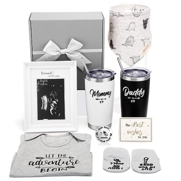 Chuarry 10 Pcs Pregnancy Gift Set for New Parents & Moms