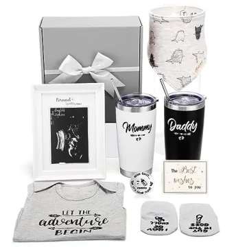 Chuarry 10 Pcs Pregnancy Gift Set for New Parents & Moms