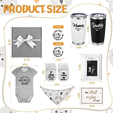 Chuarry 10 Pcs Pregnancy Gifts Set for New Moms