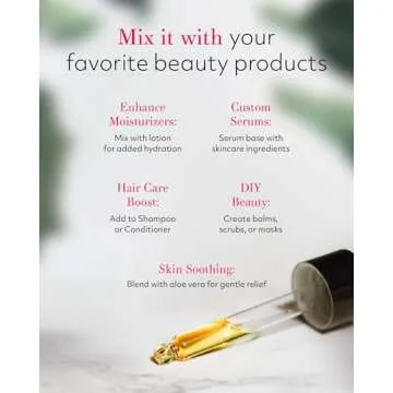 Leven Rose Jojoba Oil Organic Moisturizer & Hair Oil 4 oz