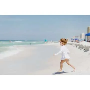 Little Girls' SPF50+ Swim Tee - Stylish Sun Protection