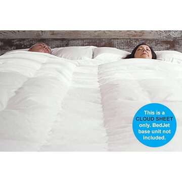 BedJet Cloud Sheet - Dual Zone Queen for Ultimate Comfort