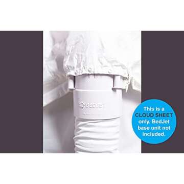 BedJet Cloud Sheet - Dual Zone Queen for Ultimate Comfort