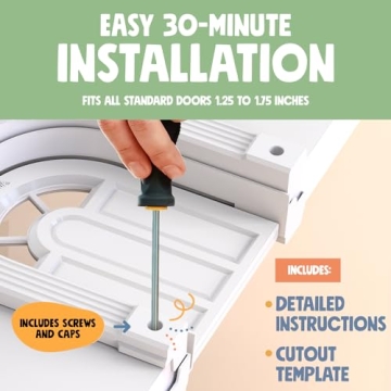 No-Flap Cat Door for Easy Indoor Access