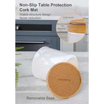 Nucookery 360° Rotating Utensil Holder for Kitchen Decor