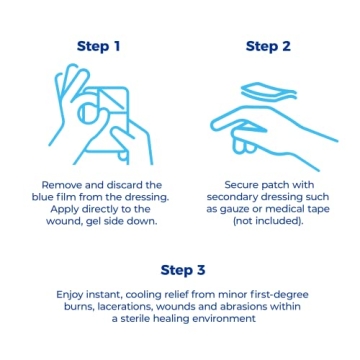 SilverSeal Hydrogel Pads - Soothing Silver Burn Dressings