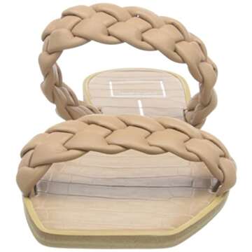 Dolce Vita Women's INDY Flat Sandal, Cafe Stella, 8