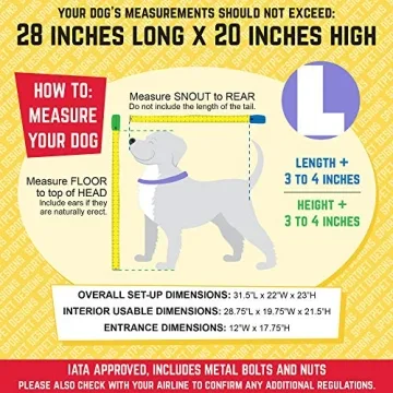 SportPet Designs Rolling Plastic Travel Dog Kennel