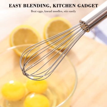 NileHome Stainless Steel Whisk Set for Kitchen Needs