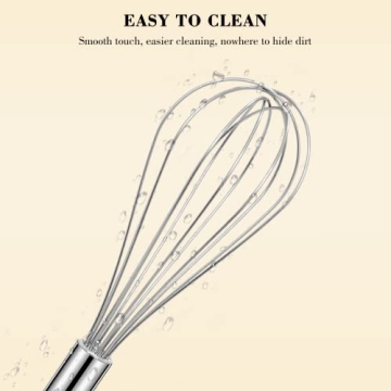 NileHome Stainless Steel Whisk Set for Kitchen Needs