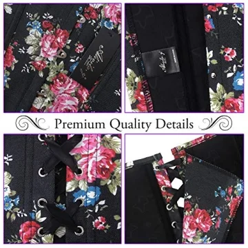 Vintage Floral Denim Corset for Women - Alivila.Y Fashion