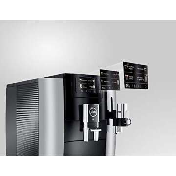 Jura E8 Chrome Automatic Coffee Machine