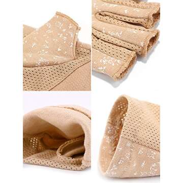 Maxdot Sunblock Fingerless Gloves for Women UV Protection