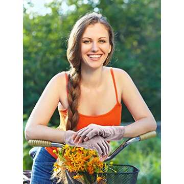 Maxdot Sunblock Fingerless Gloves for Women UV Protection