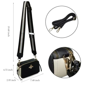 Trendy Ophlid Bee Camera Bag Purse for Women