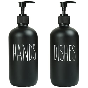MOMEEMO Soap Dispenser Set for Kitchen Decor - 2 Pack