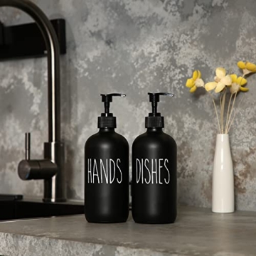 MOMEEMO Soap Dispenser Set for Kitchen Decor - 2 Pack
