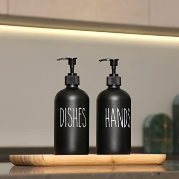 MOMEEMO Soap Dispenser Set for Kitchen Decor - 2 Pack