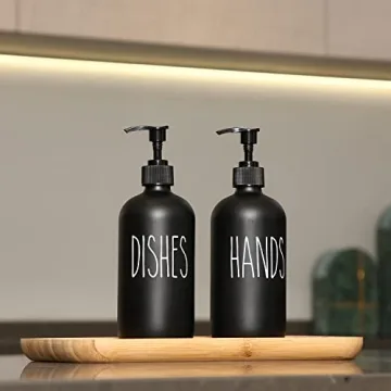 MOMEEMO Soap Dispenser Set for Kitchen Decor - 2 Pack