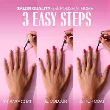 Pink Gellac Pink Gel Nail Polish 0.5 oz - Gel Nail Color Vintage Nude - Vintage Hollywood Gel Polish Nude - Gel Color for Nail Art - UV Polish Made in the Netherlands