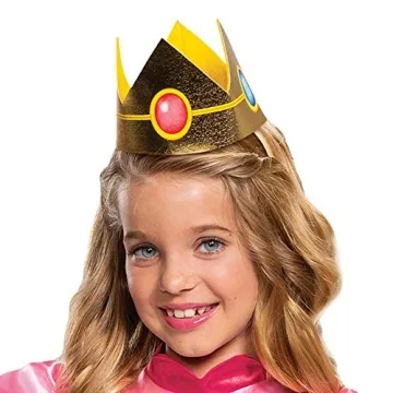 Charming Princess Peach Costume Dress for Kids