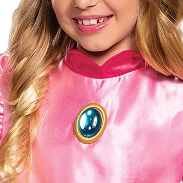 Charming Princess Peach Costume Dress for Kids