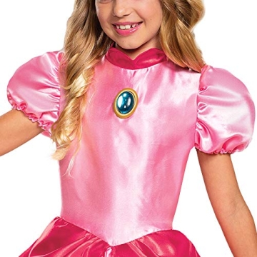 Charming Princess Peach Costume Dress for Kids