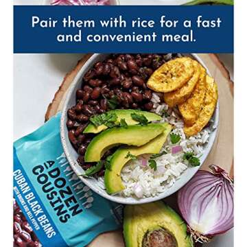 A Dozen Cousins Black Beans Ready to Eat, Vegan