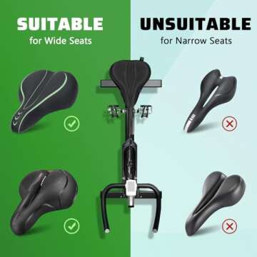 Zacro Bike Seat Cushion - Comfort Gel Cover for Cyclists