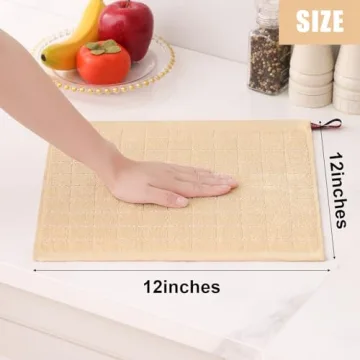 Homaxy Soft Cotton Kitchen Dish Cloths - 8 Pack