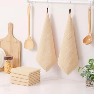 Homaxy Soft Cotton Kitchen Dish Cloths - 8 Pack