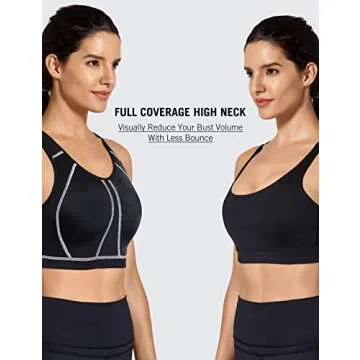 High Support Plus Size Sports Bra for Women