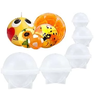 Funshowcase Sphere Silicone Mold Set for Crafts