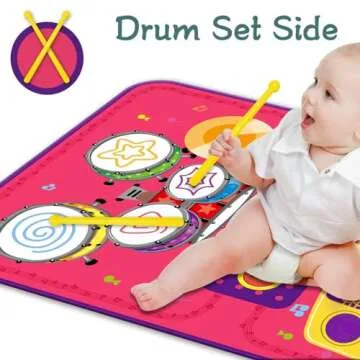 Educational 2-in-1 Musical Mat for Toddlers