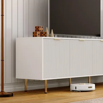 Elegant Furnicare TV Stand for 80 Inch TV - Modern Design