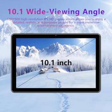 Rebecco 2024 Tablet - 10 Inch Android 14 with 12GB RAM