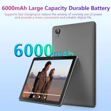 Rebecco 2024 Tablet - 10 Inch Android 14 with 12GB RAM