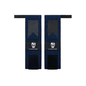 Gymreapers Weightlifting Wrist Wraps (Competition Grade) 18" Professional Quality Wrist Support with...