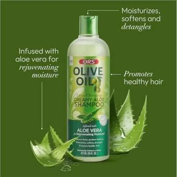 ORS Olive Oil Moisture Restore Aloe Shampoo for All Hair Types