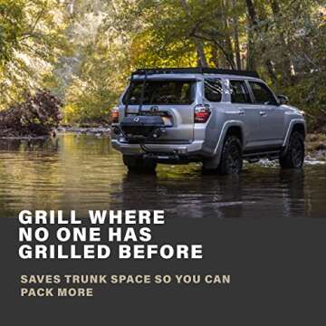 HitchFire Outdoor Grill Convenient Hitch-Mounted Propane