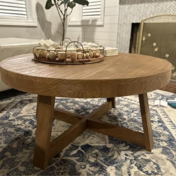 Classic Round Coffee Table for Small Spaces Style