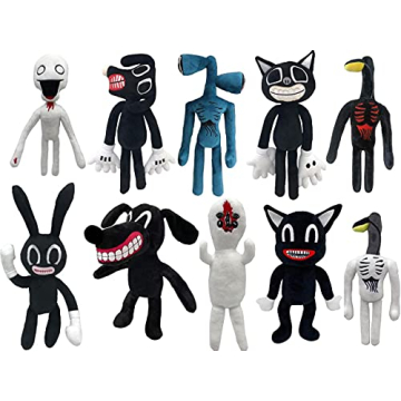 POPRORE 10 PCS Siren Head Plush Toys - Cuddle and Play with Fun Characters! 10-Character Set for All...