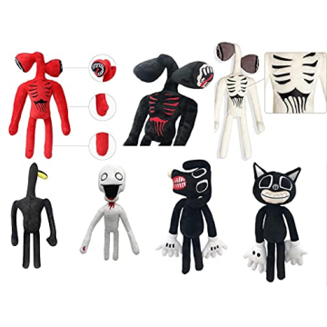 POPRORE 10 PCS Siren Head Plush Toys - Perfect Gift Set