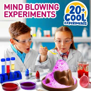 Kids Science Kit with 21 Experiments - Ages 4-8