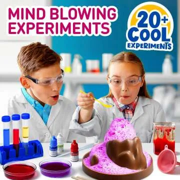 Kids Science Kit with 21 Experiments - Ages 4-8