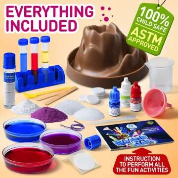 Kids Science Kit with 21 Experiments - Ages 4-8