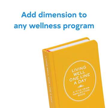 Reflect on Life with Living Well One Line A Day: A Five-Year Reflection Book