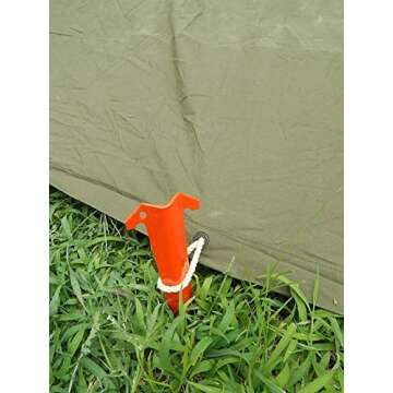 Genuine US Military Issue Pup Tent - Durable & Lightweight